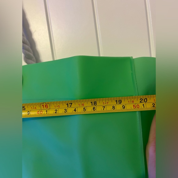 Large Green Pineapple Clear Tote Beach Bag Waterproof Rope Handle Pool Summer - Picture 9 of 11